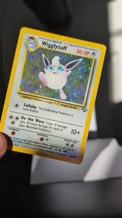 Wigglytuff 16/64 Jungle Holo Rare 1999 WOTC Vintage Pokemon Card - LP/MP - Image 2