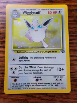 WIGGLYTUFF | 16/64 | JUNGLE | HOLO | LP! Pokemon Card WOTC Vintage - Image 1