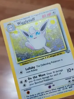 WIGGLYTUFF | 16/64 | JUNGLE | HOLO | LP! Pokemon Card WOTC Vintage - Image 2