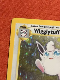 Pokemon WOTC Wigglytuff Jungle Holo Card 16/64 LP Vintage Light Play Card - Image 2