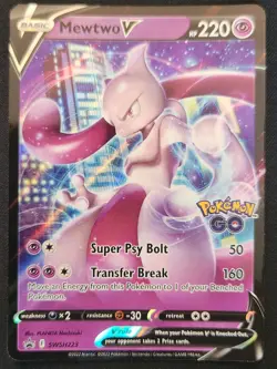 Mewtwo SWSH223 Black Star Promos GO Stamped Ultra Rare Holo Pokemon 2022 NM/LP - Image 1