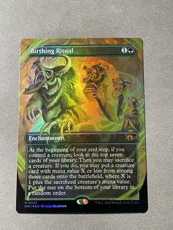 Birthing Ritual (Borderless) Foil NM Mythic Modern Horizons 3 - Image 1