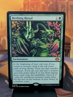 MTG Birthing Ritual Modern Horizons 3 Regular NM Non Foil - Image 1