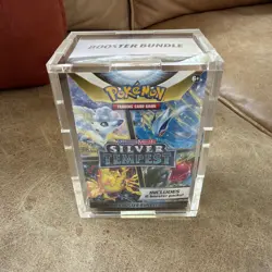 Pokemon Silver Tempest Booster Bundle New Sealed in Acrylic Case - Image 1