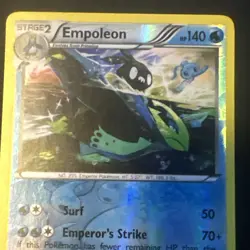 Empoleon 35/113 Reverse Holo Rare B&W Legendary Treasures Pokemon Card Near Mint - Image 3
