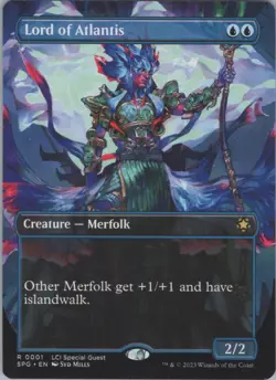 MTG Normal Lord of Atlantis (Borderless) R Special Guests 1 NM - Image 1