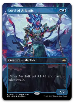 Lord of Atlantis (Borderless) #1 (NM) Special Guests SPG Magic MTG - Image 1