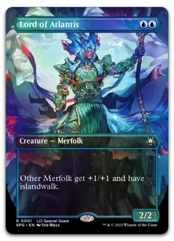 Lord of Atlantis (Borderless) #1 (Foil) (NM) Special Guests SPG Magic MTG - Image 1