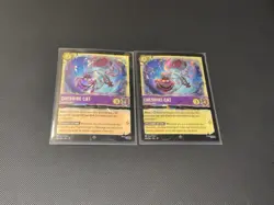 2x Cheshire Cat - Inexplicable 60/204 Whispers in the Well Cold Foil - Image 1