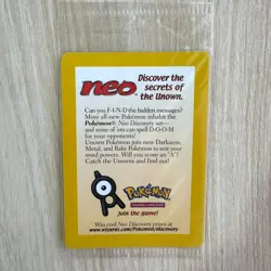 Entei #34 Black Star Promo Sealed Reverse Holo 2001 Neo Movie Promo Pokemon Card - Image 1