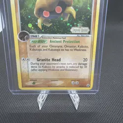 Kabuto 36/92 Legend Maker Holo Promo Stamped LP Vintage Pokemon Card 2006 - Image 3