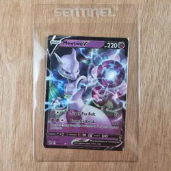 Pokemon Mewtwo v Holo Ultra Rare TCG Card 030/078 Pokemon Go Full Art - Image 1