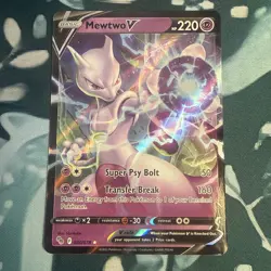 Pokemon TCG Mewtwo v Pokemon Go 030/078 Holo Ultra Rare - Near Mint - Image 1