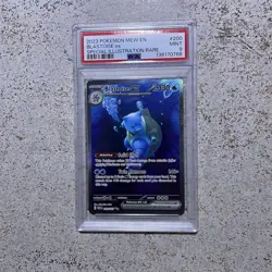 Blastoise Ex 200/165 Special Illustration Rare Pokemon Card PSA 9 MINT - Image 1