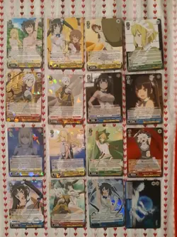 Weiss Schwarz Is it Wrong Card Lot ×16 All Foils Super Rare (SR), RR, R English - Image 1