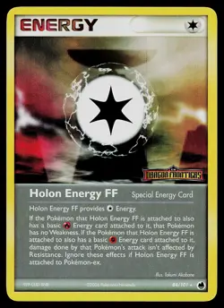 Pokemon Card - Holon Energy FF Dragon Frontiers Stamped 84/101 Rare Reverse Holo - Image 1