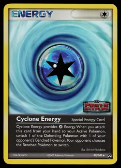Pokemon Card - Cyclone Energy Power Keepers 90/108 Reverse Holo Stamped - Image 1