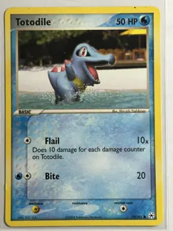 Totodile Hidden Legends 79/101 MP-LP Pokemon Card - Image 1