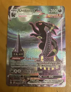 Umbreon VMAX Alt Art Secret Rare FAN-MADE TEXTURED Card Mint Condition - Image 3