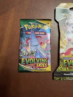 Pokemon TCG: Sword & Shield- (3)Evolving Skies Booster Packs- NEW/FACTORY SEALED - Image 2