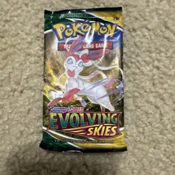 Pokemon TCG Sword & Shield Evolving Skies Booster Pack - New and Factory Sealed - Image 2