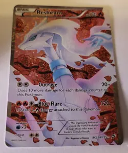 Pokemon Reshiram (Full Art) RC22/RC25 Legendary Treasures: Radiant Collection NM - Image 2
