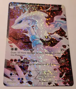 Pokemon Reshiram (Full Art) RC22/RC25 Legendary Treasures: Radiant Collection NM - Image 3