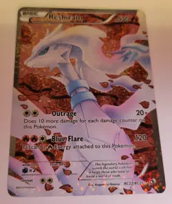 Pokemon Reshiram (Full Art) RC22/RC25 Legendary Treasures: Radiant Collection NM - Image 5