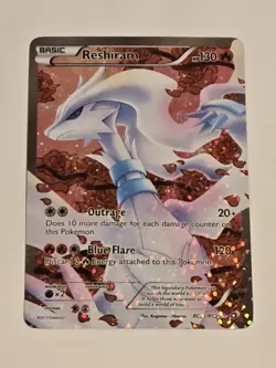 Reshiram (Full Art) RC22/RC25 Legendary Treasures: Radiant Collection Holo NM - Image 1