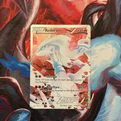 Reshiram RC22/RC25 Full Art Legendary Treasures Radiant Collection Holo Pokemon - Image 1