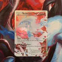 Reshiram RC22/RC25 Full Art Legendary Treasures Radiant Collection Holo Pokemon - Image 2