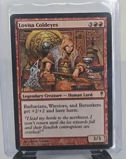 Magic the Gathering Lovisa Coldeyes 90/155 Coldsnap 2006 LP - Image 1