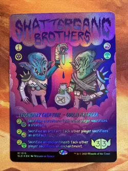 MTG Rainbow Foil Showcase Shattergang Brothers SLD: Goblin & Squabblin' NM!! - Image 1