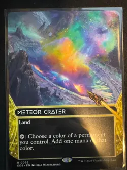 Meteor Crater (0026) (Borderless) Edge of Eternities: Stellar Sights (NONFOIL) - Image 1