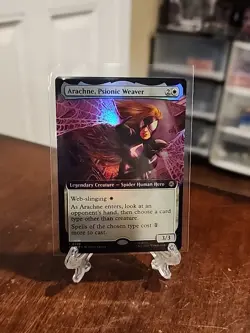 Arachne, Psionic Weaver Foil (Extended Art) R Marvel's Spider-Man 245 NM - Image 1