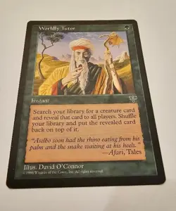 MTG - Worldly Tutor -Tempest NM LT#139 - Image 2