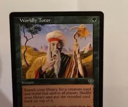 MTG - Worldly Tutor -Tempest NM LT#139 - Image 3