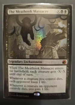 Mtg The Meathook Massacre. Prerelease Stamped Foil. Near Mint Condition - Image 1