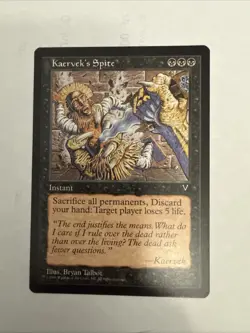 3x MTG Kaervek's Spite Visions Set Magic The Gathering - Image 4