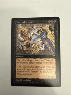 3x MTG Kaervek's Spite Visions Set Magic The Gathering - Image 5