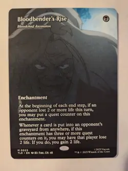Bloodbender's Rise (Borderless) - 0023 - TLE - MTG Avatar - Regular - Image 1