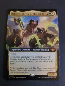 Ghired, Mirror of the Wilds Extended Art - OTJ 0351 - NM - MTG Magic - Image 1