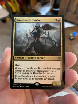 MTG Dreadhorde Butcher War of the Spark 194/264 Regular Rare NM - Image 1