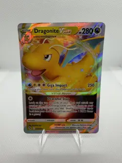 Pokemon TCG Dragonite VSTAR Holo Ultra Rare Card 050/078 Pokemon Go - Image 1