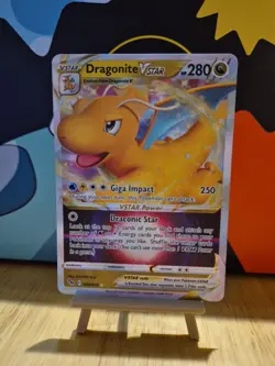 Pokemon TCG Dragonite VSTAR Holo Ultra Rare Card 050/078 Pokemon Go - Image 1