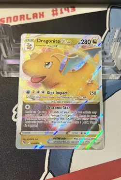 Dragonite VSTAR 050/078 Pokemon GO Holo Rare Pokemon TCG NM - Image 1