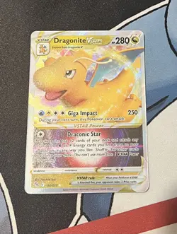 Dragonite VSTAR 050/078 Pokemon GO Holo Rare Pokemon TCG NM - Image 2