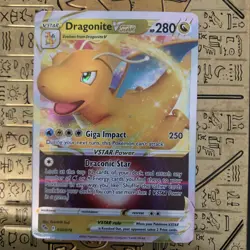 Pokemon Dragonite VSTAR 050/078 Pokemon GO Holo - Image 1