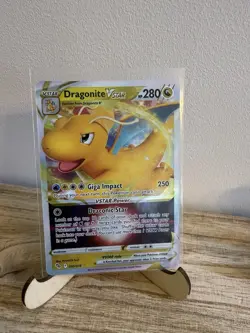 Pokemon TCG Dragonite VSTAR Holo Ultra Rare Card 050/078 Pokemon Go - Image 1