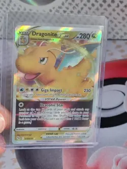 Dragonite Vstar 050/078 Pokemon Go Holo Ultra Rare Pokemon Card SWSH Pokemon Tcg - Image 1